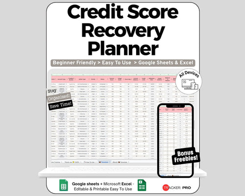 Credit Score Recovery Planner