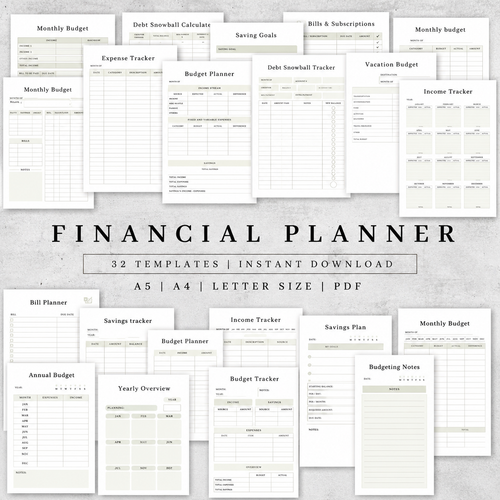 Printable Financial Planner