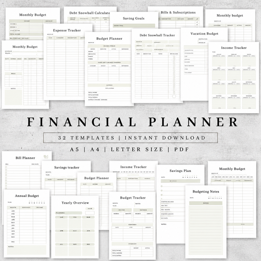 Printable Financial Planner